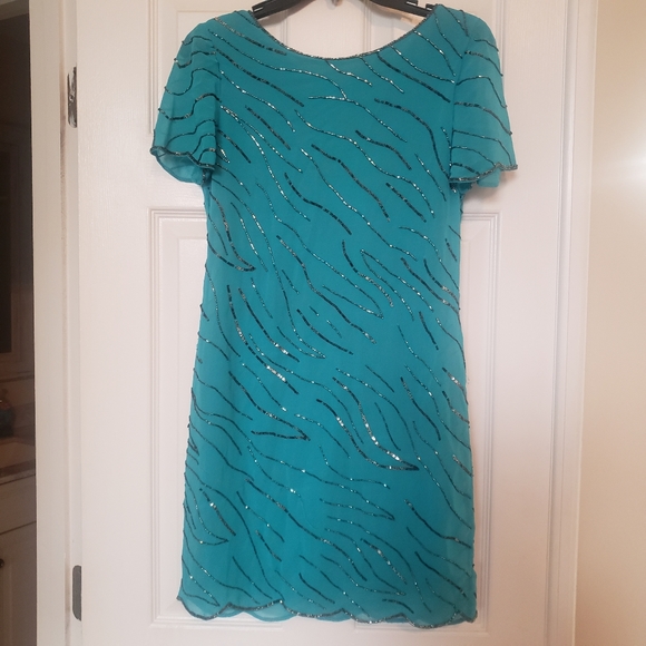 NWT Sanctuary Sequin Beaded Cocktail Dress - Picture 15 of 16